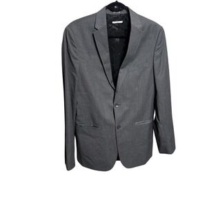 Calvin Klein Men's Grey Slim Fit Blazer Jacket Medium Professional Career Office